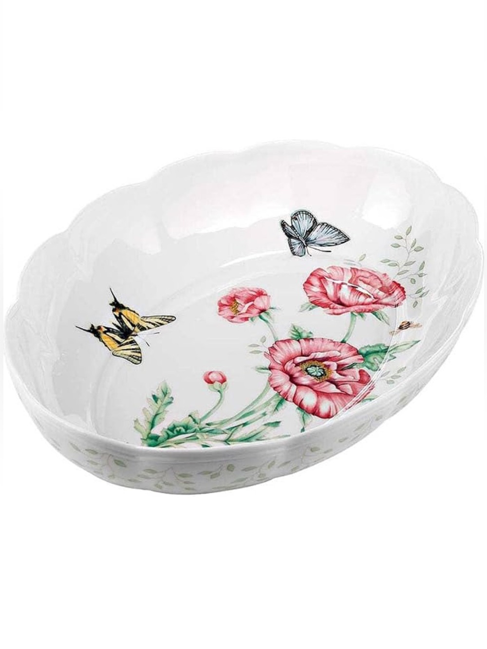 Lenox 6084024 Butterfly Meadow Oval Baker (Limited)